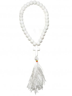 Чётки православные из белого агата