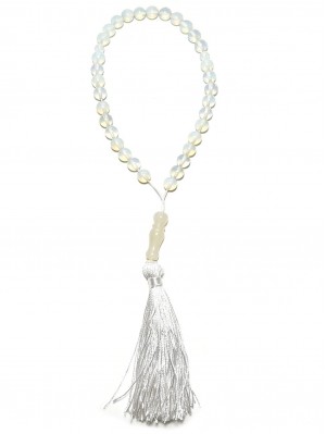 Чётки мусульманские из лунного камня (синтетического)