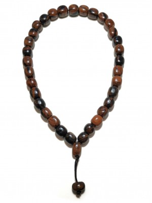 Чётки мусульманские из обсидиана