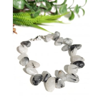 Браслет из кварца волосатика (Волосы Венеры)