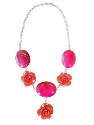 Колье с агатом