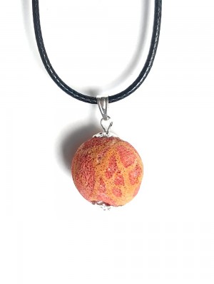 Подвеска с губчатым кораллом (морским бамбуком) Подвеска с губчатым кораллом (морским бамбуком)