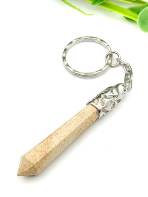 Брелок маятник из пейзажной яшмы