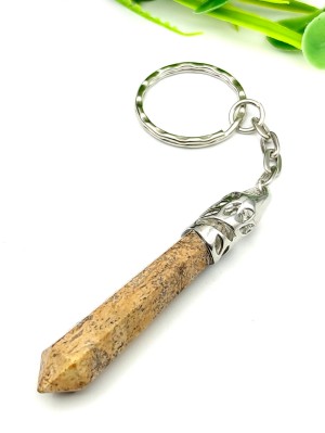 Брелок маятник из пейзажной яшмы