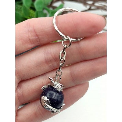 Брелок Дракон с синтетическим авантюрином Каирская ночь