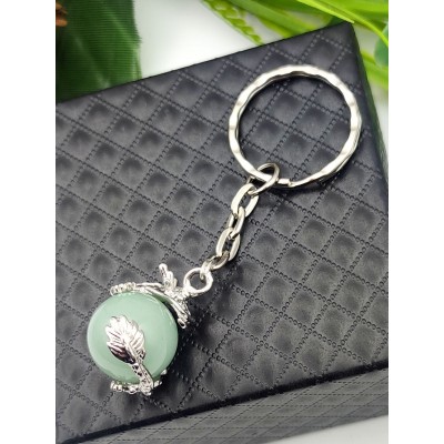 Брелок Дракон с зеленым авантюрином