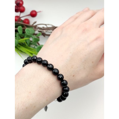 Браслет из агата с огранкой