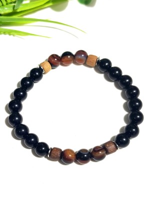 Браслет из агата, сардоникса (сердолика) и дерева Браслет из агата, сардоникса (сердолика) и дерева