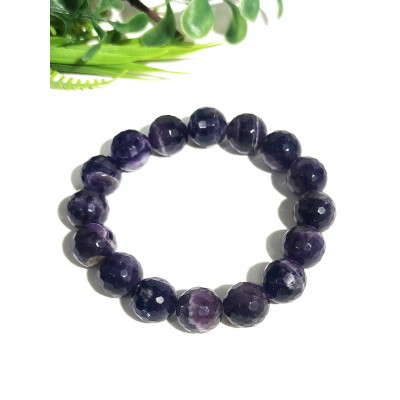 Браслет из аметиста с огранкой