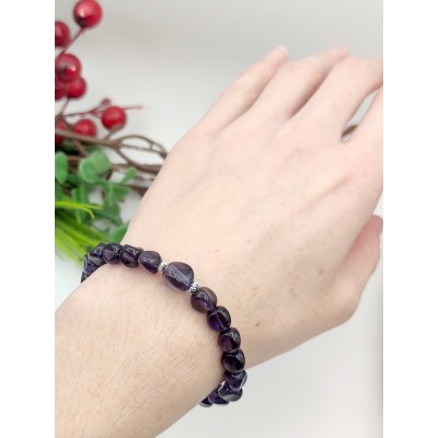 Браслет из аметиста (синтетического)