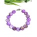 Браслет из фиолетового перламутра