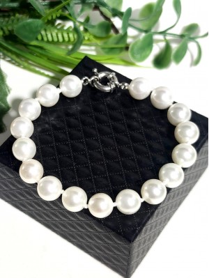 Браслет из белого жемчуга Майорка