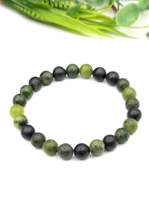 Браслет из благородного змеевика (офита)