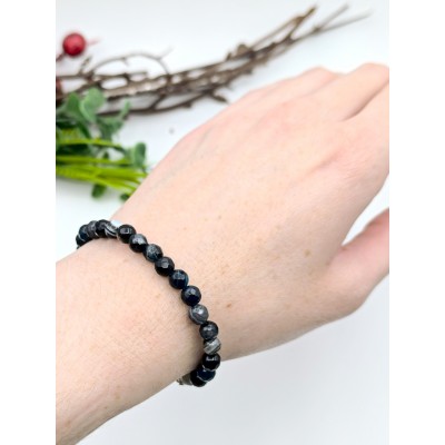 Браслет из граненого ботсванского агата