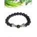 Браслет из элитного шунгита и нефрита