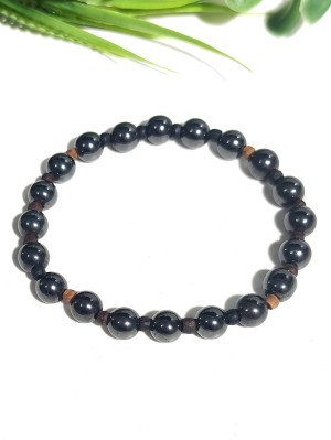 Браслет из гематита и дерева