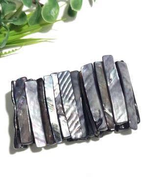 Браслет из серого перламутра