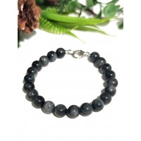 Браслет из натурального кошачьего глаза Браслет из натурального кошачьего глаза