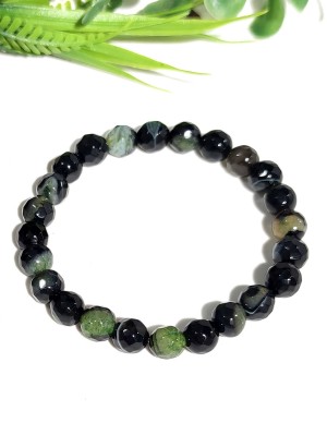 Браслет из гранёного ботсванского агата