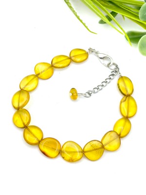 Браслет из коньячного янтаря