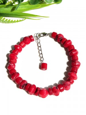 Браслет из красных кораллов