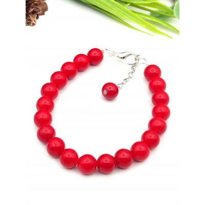 Браслет из красных кораллов