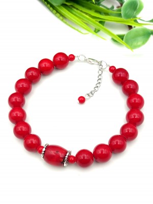 Браслет из красных кораллов