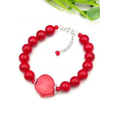 Браслет из красных кораллов