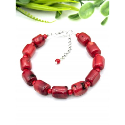 Браслет из красных кораллов