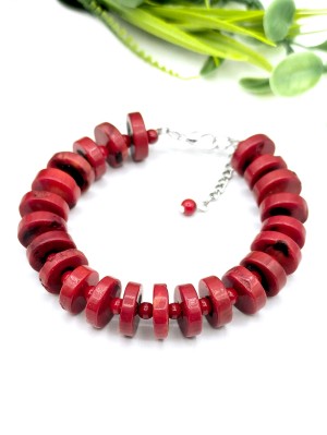 Браслет из красных кораллов