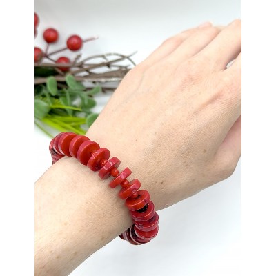 Браслет из красных кораллов Браслет из красных кораллов