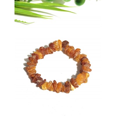 Браслет детский из лечебного янтаря для облегчения прорезывания зубов
