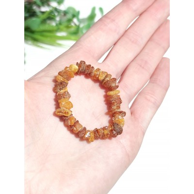 Браслет детский из лечебного янтаря для облегчения прорезывания зубов