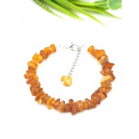 Браслет из лечебного необработанного янтаря