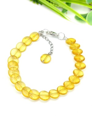 Браслет из лимонного янтаря