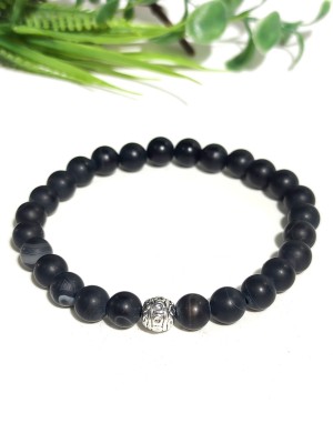 Браслет из матового оникса