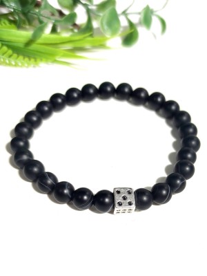 Браслет из матового оникса