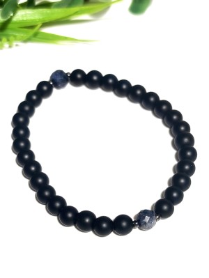 Браслет из сапфира и агата