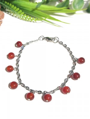 Браслет с сердоликом