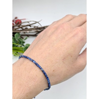 Браслет из содалита с огранкой