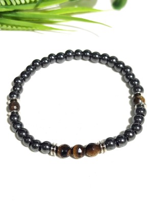 Браслет из тигрового глаза и гематита