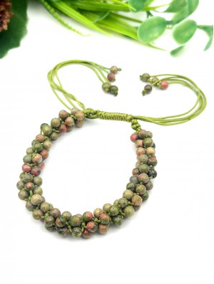 Браслет шамбала из унакита