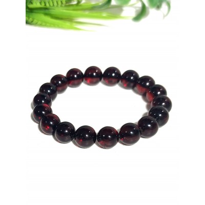 Браслет из вишневого (красного) янтаря