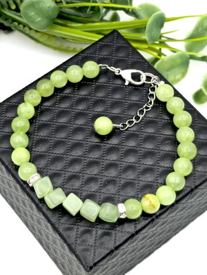 Браслет из зеленого оникса