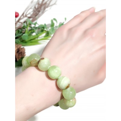 Браслет из зеленого оникса