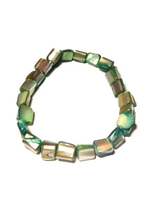 Браслет из зеленого перламутра