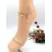 Браслет на ногу с жемчугом