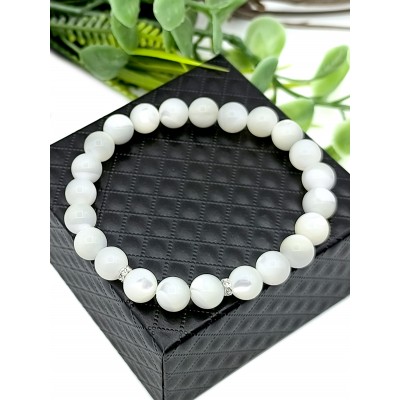 Браслет из белого перламутра