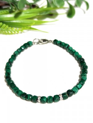 Браслет с малахитом