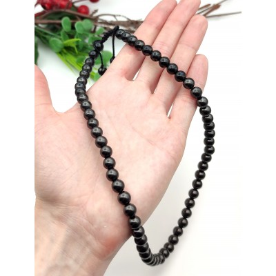 Бусы из элитного шунгита (под заказ 2-3 дня)